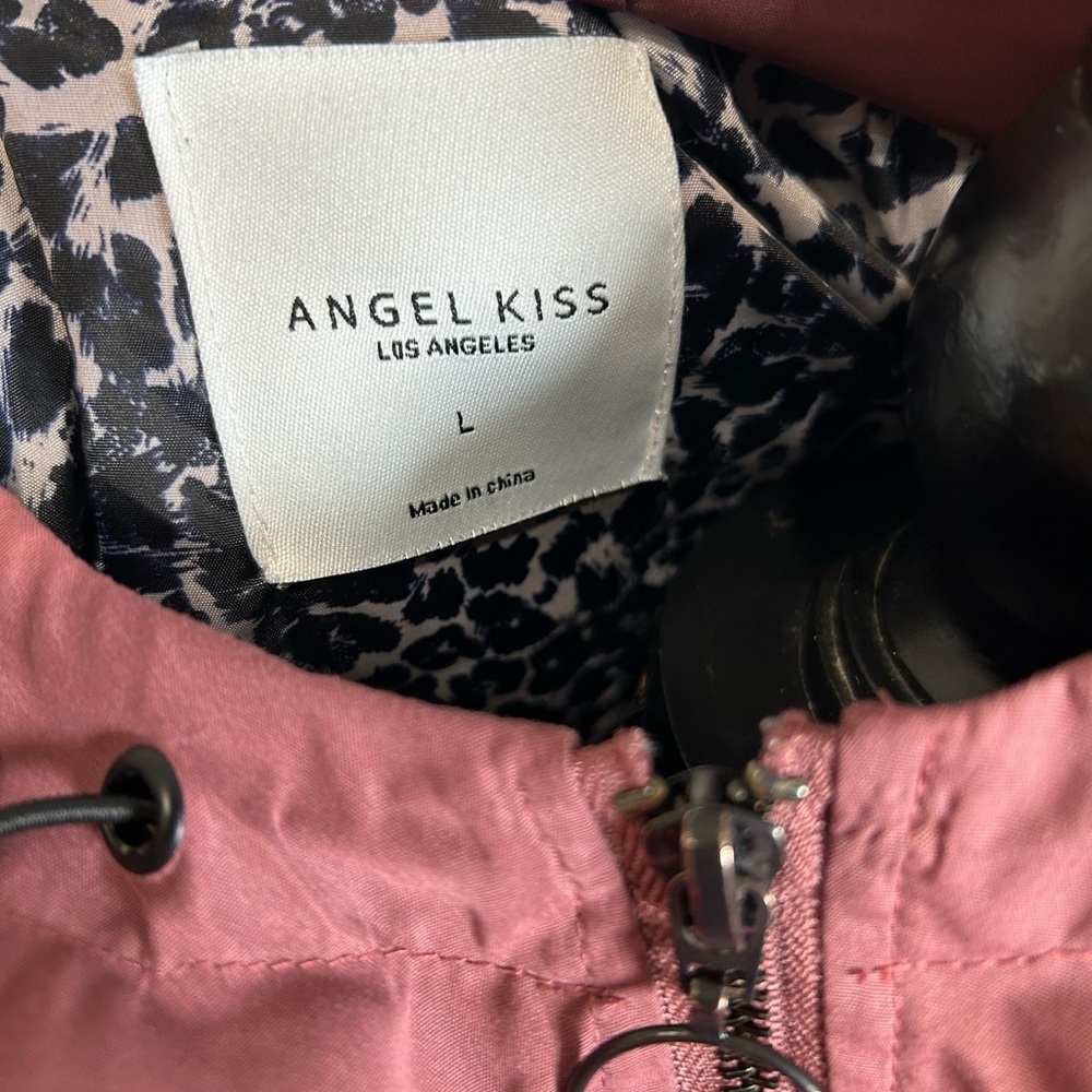 Angel Kiss Women's Utility Jacket in Dusty Rose - Picture 4 of 4